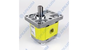 Мотор гидравлический Vivoil X2M4301ABBF (XV-2M/06) 6 см3, BSP1/2 ⇄ BSP1/2 реверсивный до 260 бар, 2 гр, вал Ø15, еврофланец Ø36,5