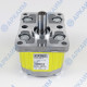 Мотор гидравлический Vivoil X2M4301ABBF (XV-2M/06) 6 см3, BSP1/2 ⇄ BSP1/2 реверсивный до 260 бар, 2 гр, вал Ø15, еврофланец Ø36,5