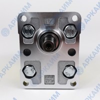 Мотор гидравлический Vivoil X2M4501ABBF (XV-2M/09) 8,4 см3, BSP1/2 ⇄ BSP1/2 реверсивный до 260 бар, 2 гр, вал Ø15, еврофланец Ø36,5