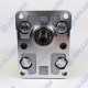 Мотор гидравлический Vivoil X2M4501ABBF (XV-2M/09) 8,4 см3, BSP1/2 ⇄ BSP1/2 реверсивный до 260 бар, 2 гр, вал Ø15, еврофланец Ø36,5