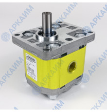 Гидромотор Vivoil X2M4501ABBF (XV-2M/09) 8,4 см3, BSP1/2 ⇄ BSP1/2 реверсивный до 260 бар, 2 гр, вал Ø15, еврофланец Ø36,5