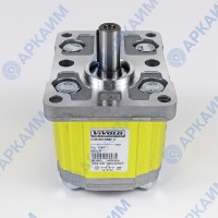 Мотор гидравлический Vivoil X2M4501ABBF (XV-2M/09) 8,4 см3, BSP1/2 ⇄ BSP1/2 реверсивный до 260 бар, 2 гр, вал Ø15, еврофланец Ø36,5