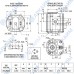 Мотор гидравлический Vivoil X2M5519CRRE (XV-2M/22) 22,8 см3, Ø15 ⇄ Ø15, реверсивный до 200 бар, 2 гр, вал фрезерованный Ø16.8, немецкий фланец BH Ø52