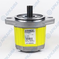 Гидронасос Vivoil X2P4352ISRA (XV-2P/0.6) 2 гр, 6 см3, до 21 л/мин, Ø15, M6, правое вращение