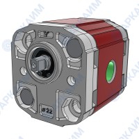 Гидравлический насос Vivoil X0P0121BBBA (XV-0P/0.17) 0 гр, 0.16 см3, до 1.3 л/мин, ¼ bsp, левое вращение