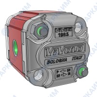 Гидронасос Vivoil X0P0422BBBA (XV 0P/0.45) 0 гр, 0,45 см3, до 3,9 л/мин, ¼ bsp, правое вращение
