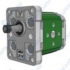 Гидравлический насос Vivoil X1P1611GIIA (XV-1P/0.9) 1 гр, 0.91 см3, до 5.4 л/мин, Ø14 M6, левое вращение