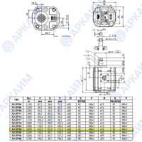 Гидронасос Vivoil X2P5711FSRA (XV-2P/26) 2 гр, 26.20 см3, до 78 л/мин, Ø17,4, M6, левое вращение