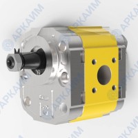 Гидравлический насос Vivoil X2P4121FSRA (XV-2P/0.4) 2 гр, 4.2 см3, до 14 л/мин, Ø17,4, M6, левое вращение