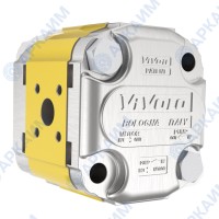Гидронасос Vivoil X2P4121FSRA (XV-2P/0.4) 2 гр, 4.2 см3, до 14 л/мин, Ø17,4, M6, левое вращение