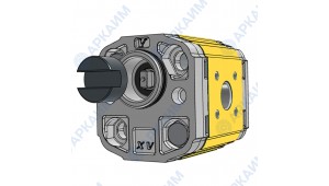 Гидронасос Vivoil X2P5532CSRA (XV-2P/22) 2 гр, 22.80 см3, до 66 л/мин, Ø15, M6, правое вращение